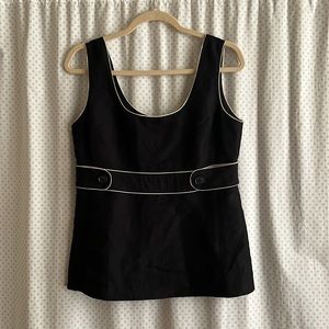 Women’s LOFT Black and White Top